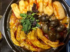 老表记鸳鸯螺丝鸭脚煲-老表记广西宵夜螺蛳鸭脚煲(西大店)