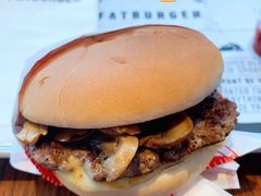 蘑菇牛肉汉堡-FATBURGER 特富客汉堡(外交公寓店)