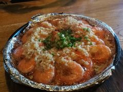 蒜蓉铁板烤虾-热度餐厅(老佛爷店)
