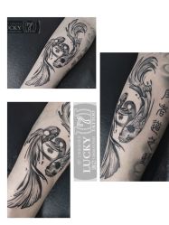 -幸运7纹身刺青Lucky7tattoo