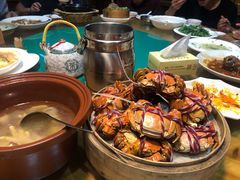 清蒸大闸蟹-军山湖云水间水上餐厅(进贤店)