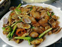 姜葱炒花甲-七鲜渔港美食餐厅(巽寮湾海景店)