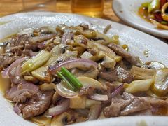 蘑菇牛肉片（清炒）-九九牛肉馆(南山路店)
