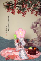 -后宫·古装汉服京剧儿童亲子全家福摄影
