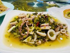 酸菜炒鱿鱼-温岭人家(红花北路店)