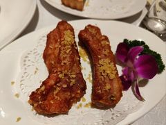 酥炸蒜香骨-弘雅饭店