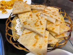 烙饼-姥家大锅台水库渔家