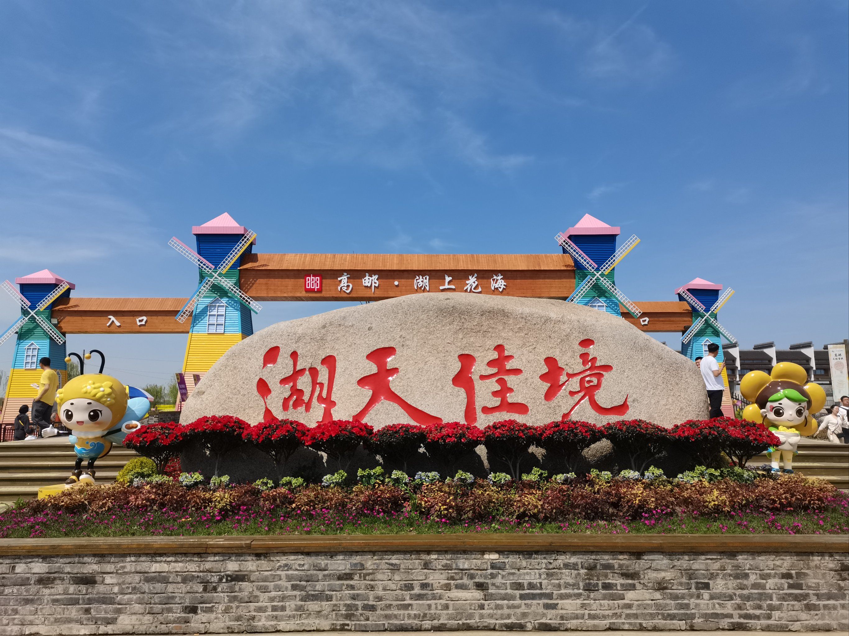 可以治愈一切的高邮湖上花海