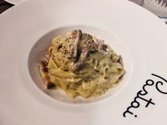 培根蛋汁白酱宽意面-BONAZZA 意大利餐厅