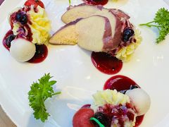 蓝莓红酒鹅肝-列娜餐厅