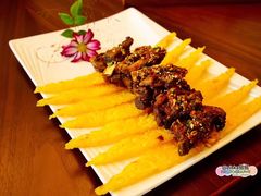 艾玛土豆饼拼羊排-林芝工布庄园希尔顿酒店-猎味中餐厅