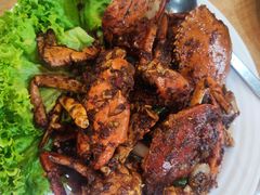 甘香炒螃蟹-大树下海鲜饭店