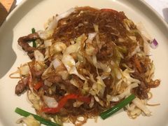 泡菜牛肉炒粉丝-鹿港小镇(悠唐店)