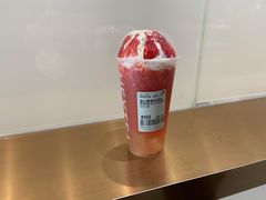 雪山莓莓桂花冻-喜茶(青岛金狮广场店)