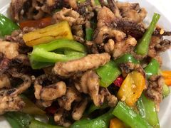 干煸鱿鱼-满口香饭店