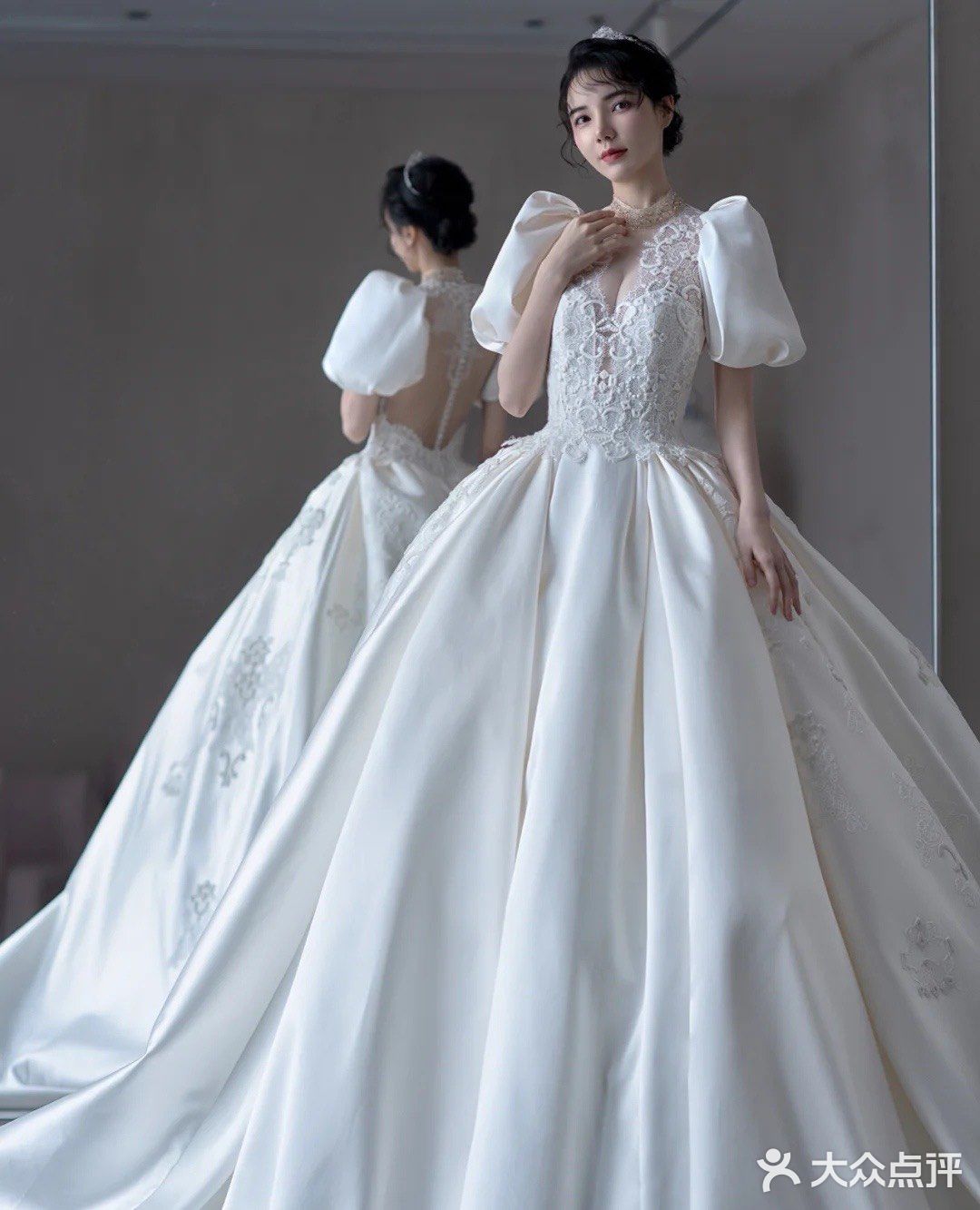 🤍🤍安利一万遍的缎面婚纱