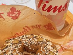 全麦贝果（含奶油芝士）-Tims天好咖啡·贝果(东方广场店)
