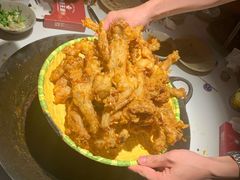 蛋黄牛蛙-老天桥蛙炉火锅(姑苏总店)
