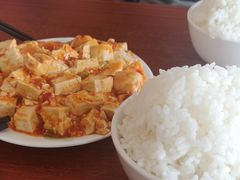 麻婆豆腐盖饭-启子大馅饺子