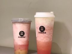 粉桃甘露冰冰茶-LELECHA乐乐茶(新街口大洋店)