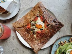 巴黎火腿鸡蛋芝士蘑菇可丽饼-RAC BAR(安福路店)