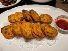 香炸荠菜莲藕夹-曾宴·楚菜(湖北省博物馆店)