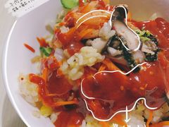 烤牛肉鱼籽拌饭-火炉火自助餐(悠唐购物中心店)