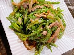 芸豆炒肉丝-燕青小馆(东园大厦店)
