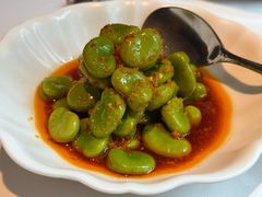 山茶油捞汁鲜蚕豆-徽季荣派徽菜