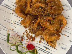 椒盐蒜蓉虾-银都上海菜馆(粤海东路店)