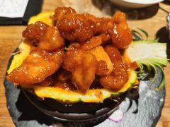 菠萝咕噜猴头菇-水木苼 蔬食料理