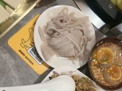 地方名小吃荞凉粉-美食美客土烙锅店·老字号