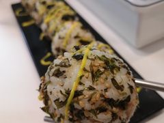 金枪鱼蟹籽饭团-味之朝·烤盘牛肉·松兰拌饭