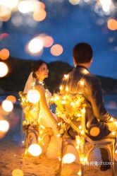 夜景-巴黎婚纱摄影工作室