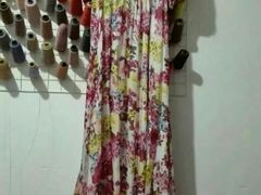 模特穿的裙子就是长-旗人服装改制店