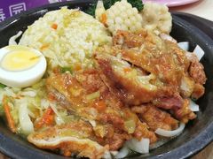 铁板照烧鸡排饭-清华大学-观畴园餐厅