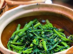 啫啫虾酱空心菜-熠盛粤味·顺德桑拿鸡(永康路店)