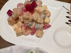 水果芥末虾-北李妈妈菜·虾爬子大锅贴(贵和店)