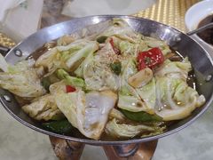 干锅包菜-郑老八大酒店