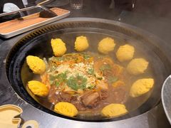 锅贴大饼子-蘸小院铁锅炖·蘸酱菜·东北菜(怀远门店)