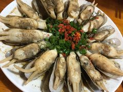 葱油蛏子-温州一家人美食(西木头市店)