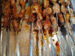 钢钎羊肉串-伊麦佳兰州牛肉面清真美食店