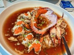 葱油蒸红膏蟹-玫瑰厅上海菜(兴国路店)