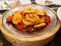 干锅土豆片-飞天大厦清真餐厅