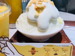 榴莲肉加榴莲冰淇淋-丹礼糖甜品