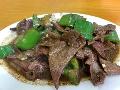 青椒炒猪肝-台湾风味小吃(长乐店)