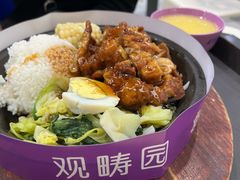 铁板照烧鸡排饭-清华大学-观畴园餐厅