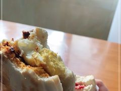 -清真马乐贝腊牛肉蛋黄菜夹馍(马蓉洒金桥店)