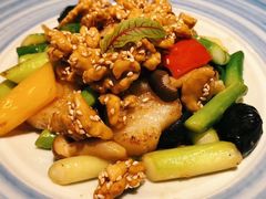 核桃扇贝芦笋-广州文华东方酒店·江-由辉师傅主理