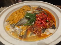双椒鱼头-炊烟小炒黄牛肉(浦东世纪汇店)